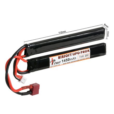 LIPO AKKUMULÁTOR   1450MAH 7.4V 20C  T CSATLAKOZÓ